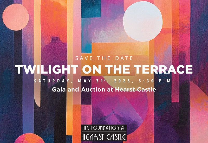 Twilight On The Terrace - Hearst Castle